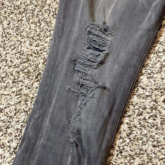 Current/Elliott Skinny Low/Waist Jeans “Bleach Out Night/Studs” - Picture 2 of 10